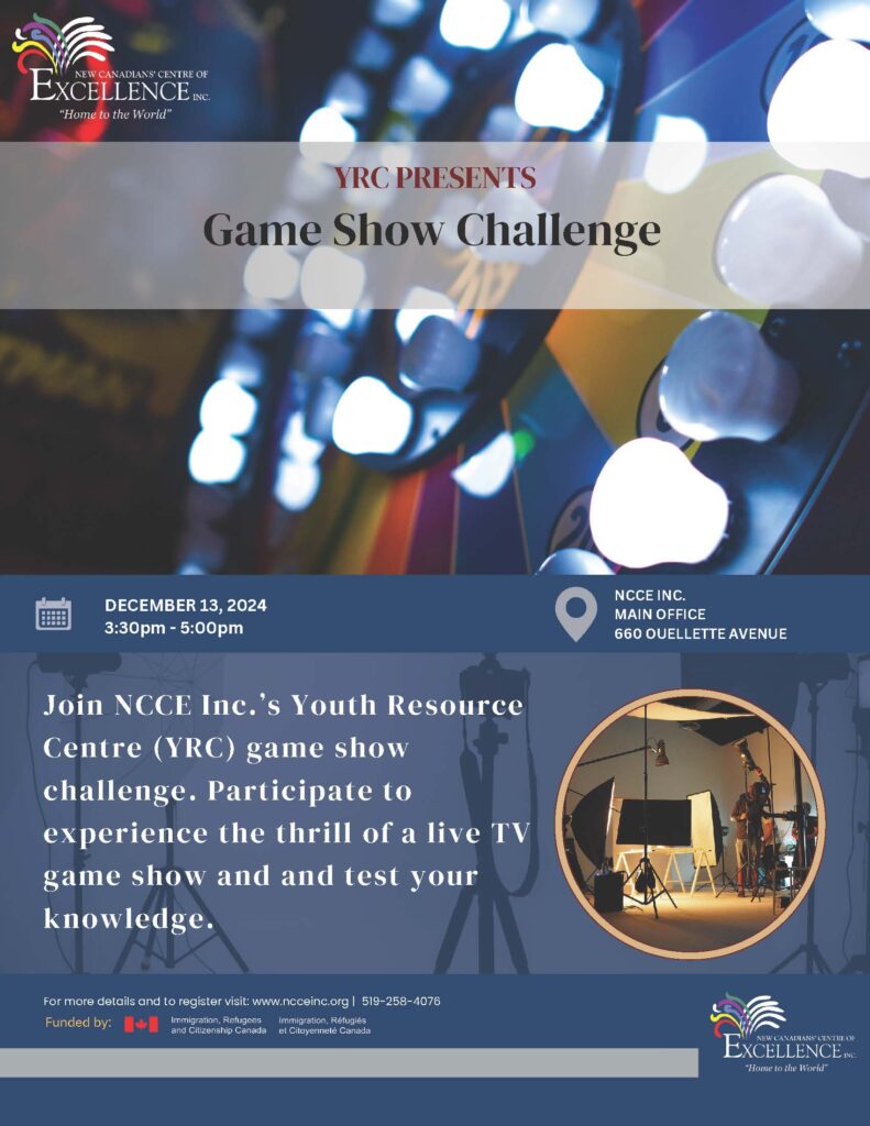 Game Show Challenge @ NCCE Inc. - Main Branch | Windsor | Ontario | Canada