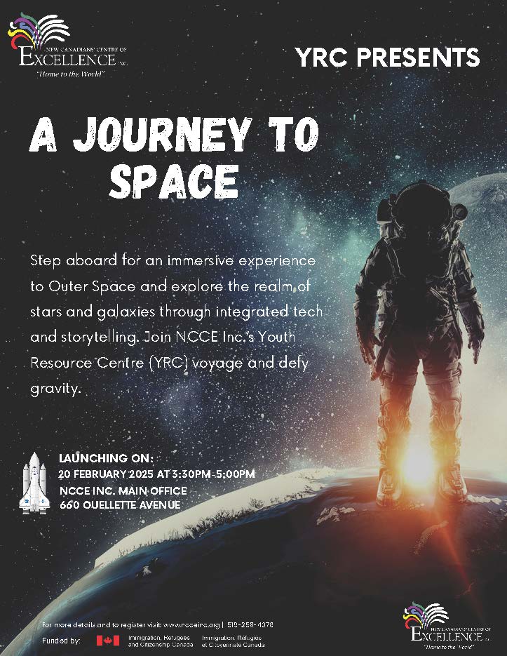 A Journey to Space @ NCCE Inc. - Main Branch | Windsor | Ontario | Canada