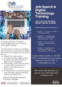 Job Search & Digital Technology Training @ Leamington | Ontario | Canada