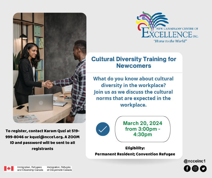 Cultural Diversity Training for Newcomers