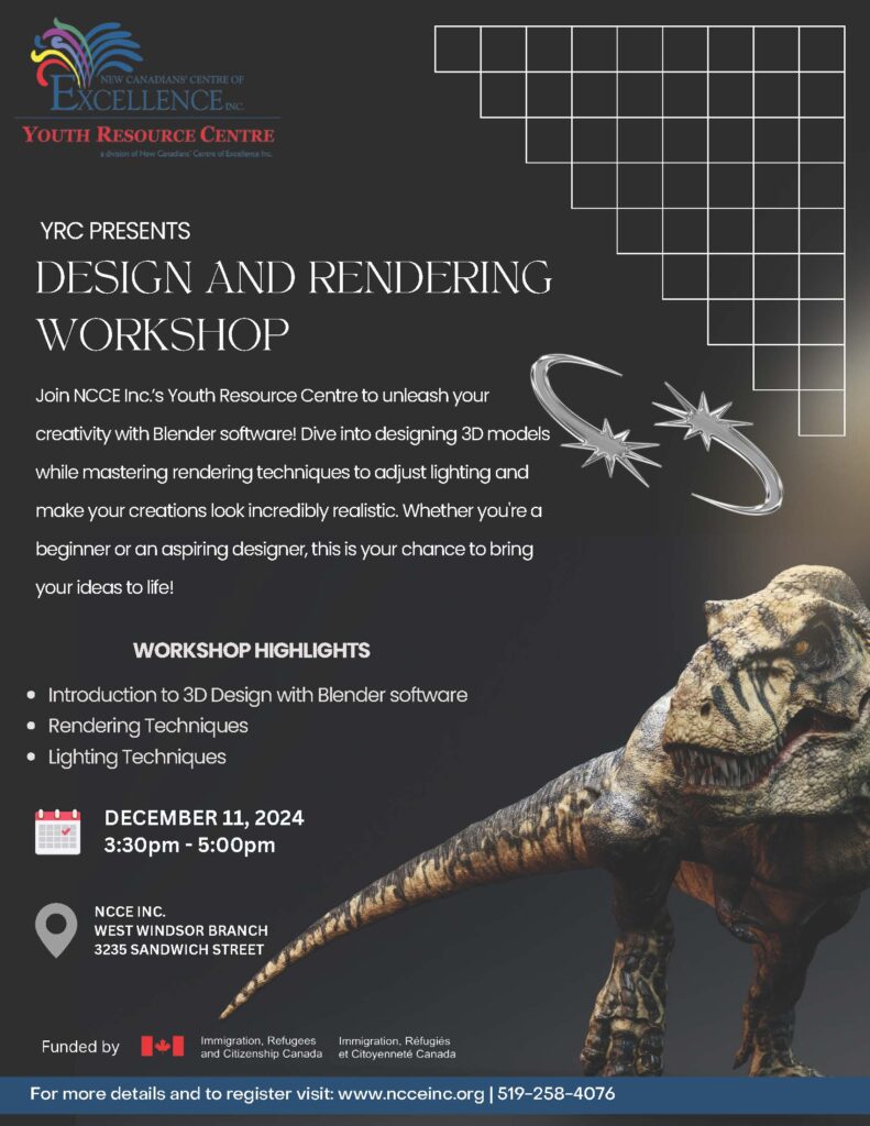 Design and Rendering Workshop @ NCCE Inc. Windsor-WEST Branch | Windsor | Ontario | Canada