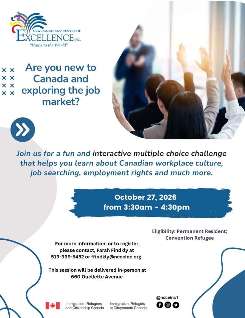 Are you new to Canada and exploring the job market?