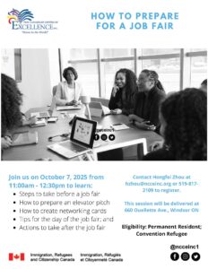 How to Prepare for a Job Fair @ Windsor | Ontario | Canada