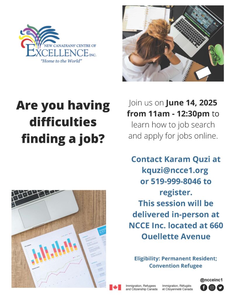 Are you having difficulties finding a job? @ NCCE Inc. - Main Branch | Windsor | Ontario | Canada