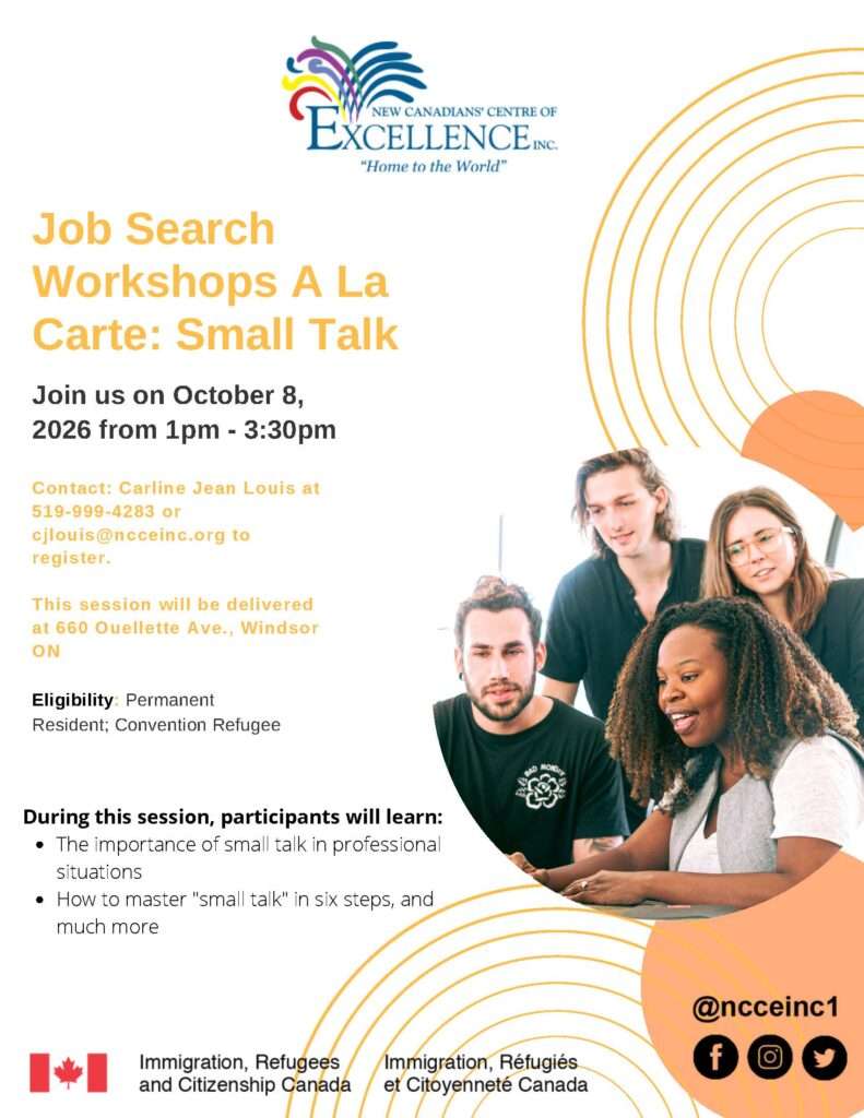 Job Search Workshops A La Carte: Small Talk