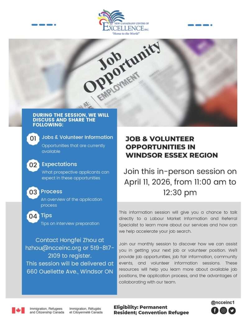 Job & volunteer opportunities