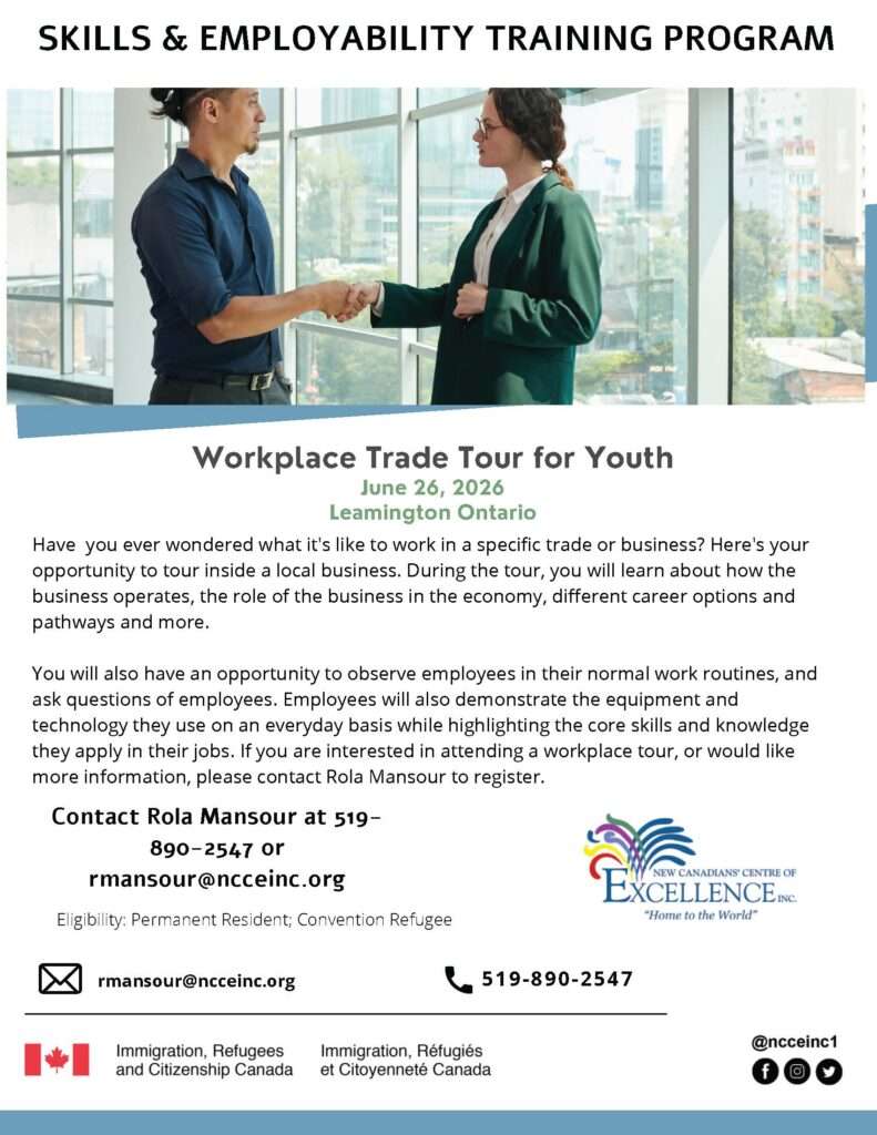 Leamington YESS Trade Tour