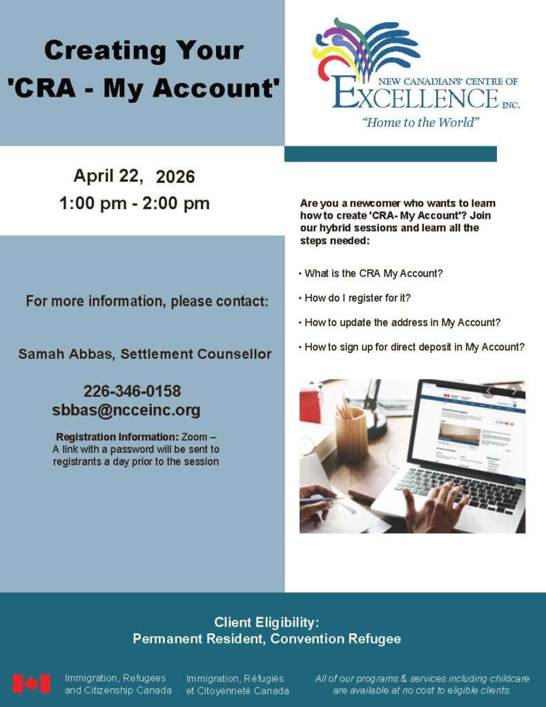 MyCRA account 