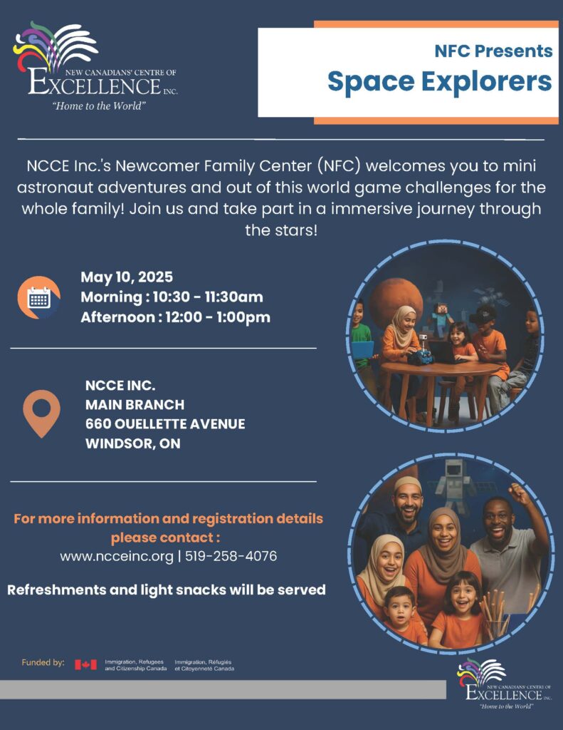 NFC Presents Space Explorers @ NCCE Inc. - Main Branch | Windsor | Ontario | Canada