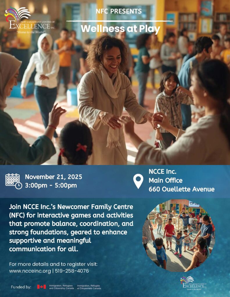 Wellness at Play @ NCCE Inc. - Main Branch | Windsor | Ontario | Canada
