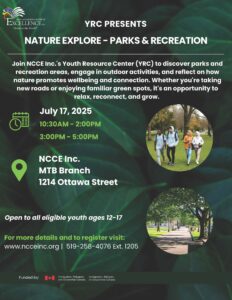 Nature Explore - Parks & Recreation @ NCCE Inc. MTB Branch | Windsor | Ontario | Canada