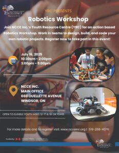 Robotics Workshop @ NCCE Inc. Main Office | Windsor | Ontario | Canada