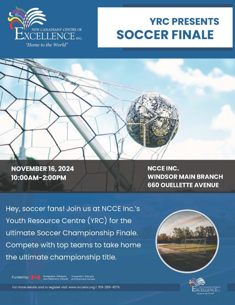 Soccer Championship Finale @ NCCE Inc. - Main Branch | Windsor | Ontario | Canada