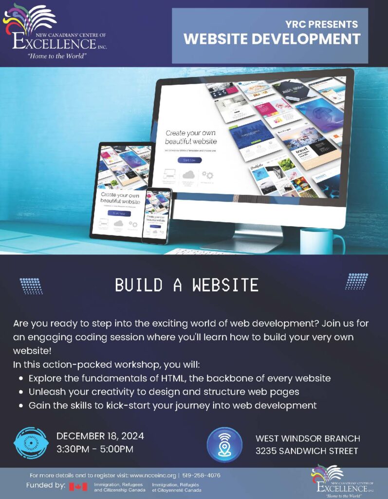 Website Development @ NCCE Inc. Windsor-WEST Branch | Windsor | Ontario | Canada