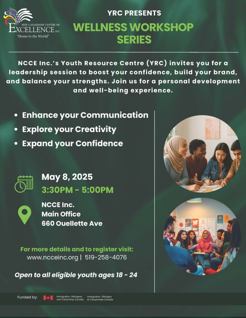 Wellness Workshop Series @ NCCE Inc. - Main Branch | Windsor | Ontario | Canada