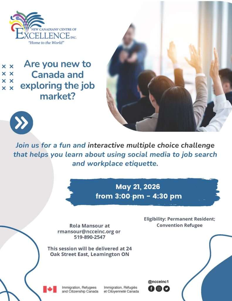 Are you new to Canada and exploring the job market?