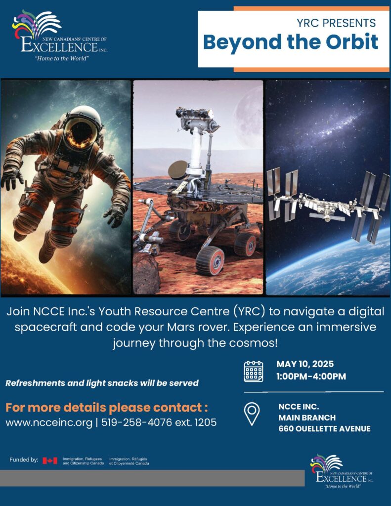 Beyond the Orbit @ NCCE Inc. - Main Branch | Windsor | Ontario | Canada