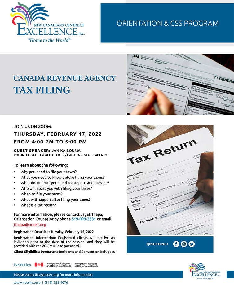 Tax Filing Flyer